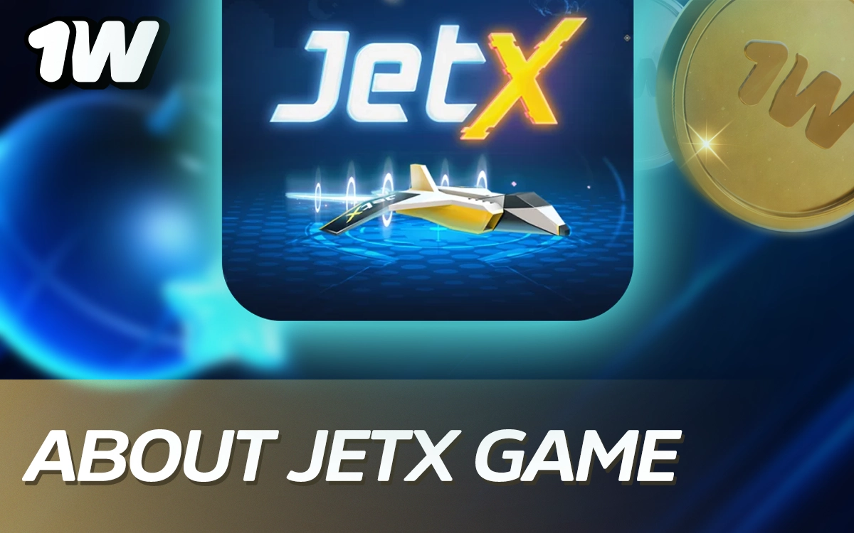 Overview of JetX casino game on 1Win